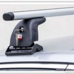 Автобагажник Amos Dromader D-T aero без замка в поперечине + замки dromader plus