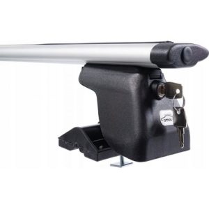 Автобагажник Amos Dromader D-T с поперечинами Aero-Alfa (крыло) с замком + замки Dromader plus