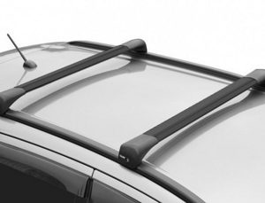 Багажник LUX BRIDGE Hyundai Creta c 2021  Black на рейлинги